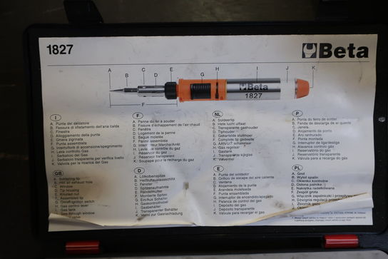 Gasloddekolbe BETA 1827/K