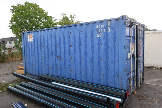 20" container uden indhold