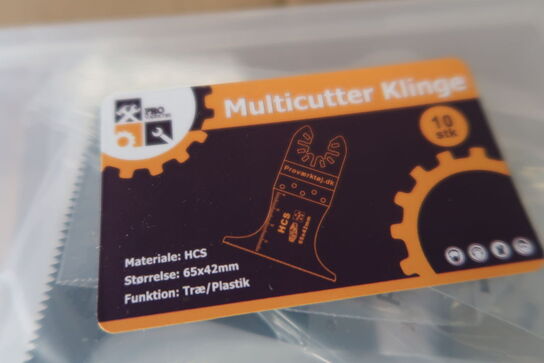 500 stk. Klinger til multicutter 65mm High carbon steel