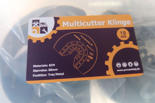 200 stk. Klinger til multicutter 88mm Bi-metal