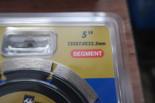 10 pcs. Diamond blades 125mm