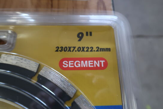 5 pieces. Diamond blades 230mm