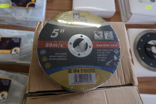 200 pcs. Cutting discs for Steel/stainless steel