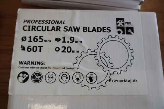 5 pieces. Blades for circular saw 165mm 60T