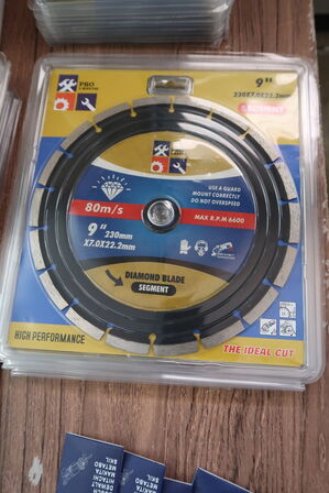 5 pieces. Diamond blades 230mm