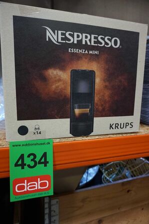 Nespresso Essenza Mini-kaffemaskine fra Krups, Sort