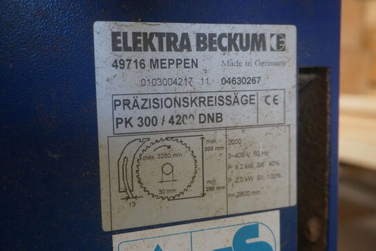 Bordrundsav, ELEKTRA BECKUM PK300