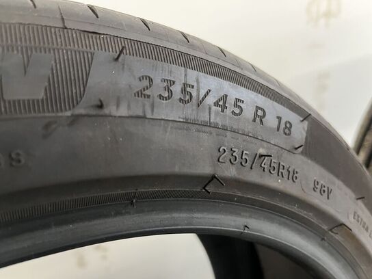4 stk. dæk MICHELIN 235/45 R18, E-Primacy