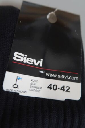 8 par strømper, sorte