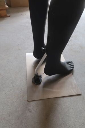 Mannequin på fod