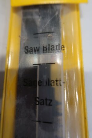 3 stk. fugefræsejern samt klinge