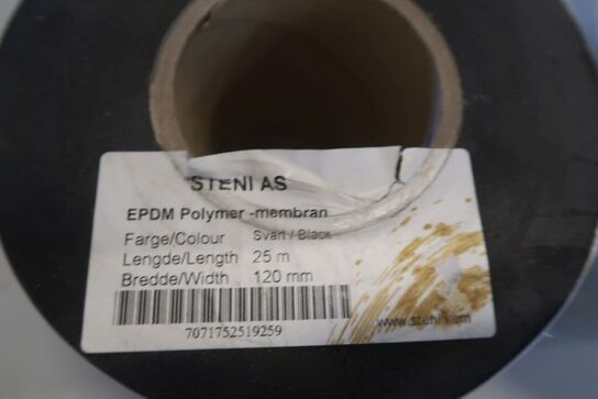 2x 25 meter EPDM polymer membran