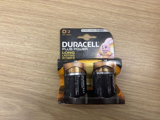 27 pakker batterier DURACELL