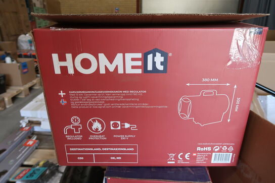 HOME It® gasvarmekanon med regulator 15 kW 160 m² DK/NO