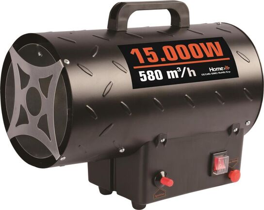 HOME It® gasvarmekanon med regulator 15 kW 160 m² DK/NO