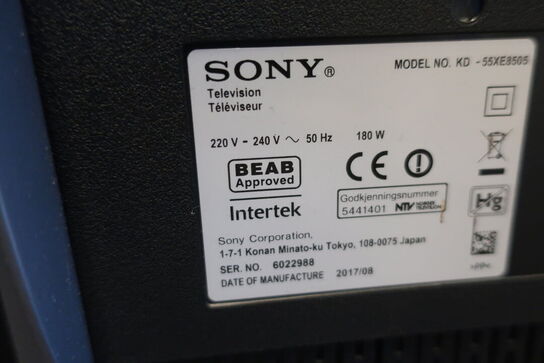 Fjernsyn SONY KD - 55XE8505