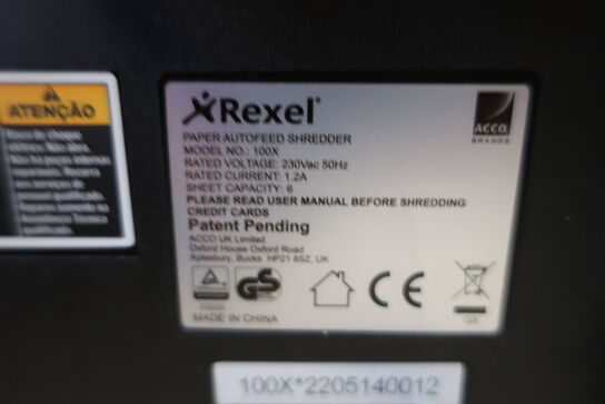 Makulator REXEL 100X