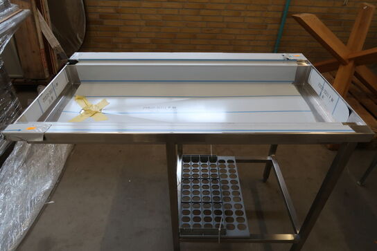 Rustfri stålbord/vask 115x65xH90cm