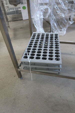 Rustfri stålbord 180x70xH90cm
