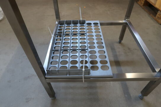 Rustfri stålbord/vask 115x65xH90cm