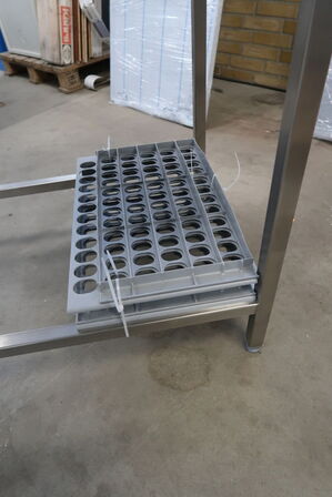 Rustfri stålbord 140x70xH90cm
