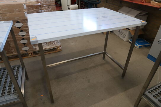 Rustfri stålbord 120x85xH90cm
