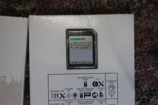 3 stk. Memory card SIEMENS SIMATIC