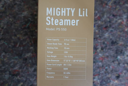 Tøjdamper PURSTEAM Mighty Lil Streamer PS 550