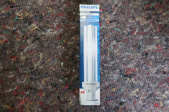 10 stk. pære PHILIPS Master PL-C 2P 26W/827 1800 Lumen 2700K