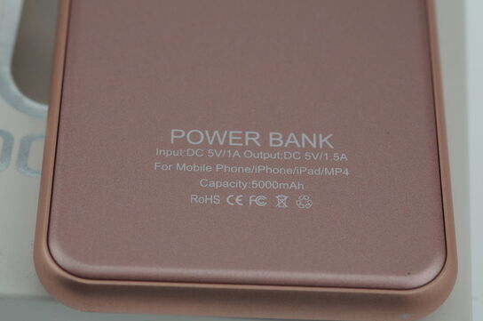 32 stk. DOCA Powerbank 5.000 mAh - Pink