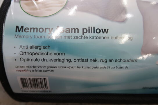 2 stk. Memory foam hovedpuder SLEEP MED