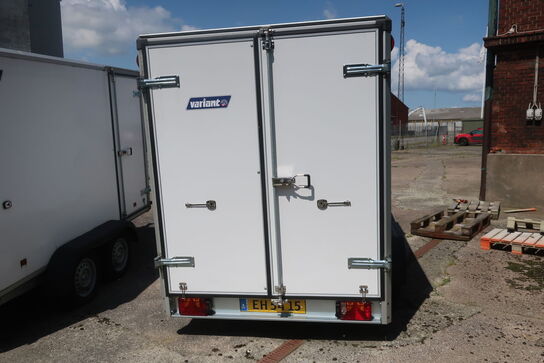 Cargotrailer VARIANT 2005c3-door opbygget med fliseskærerobot ABB IRB 2600 samt generator EUROPOWER EPS7000TDE