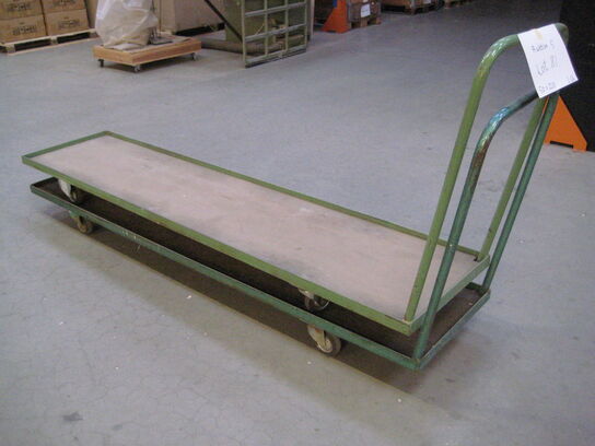 2 stk. transport vogne. 50x220 cm.