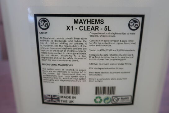 Kølevæske MAYHEMS X1 Clear 5L