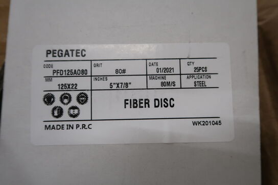 800 stk. Fiberskiver PEGATEC K80