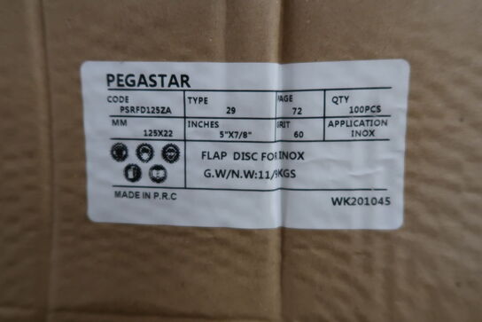 100 stk. Lamelskiver PEGASTAR K60