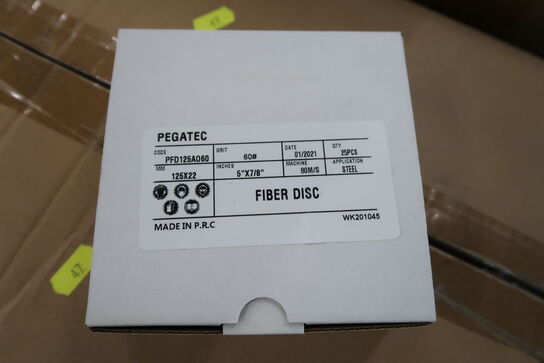 800 stk. Fiberskiver PEGATEC K60