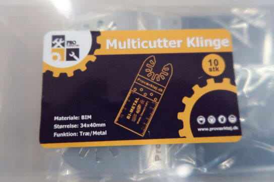 500 stk. Klinger til multicutter Bi-Metal 34mm