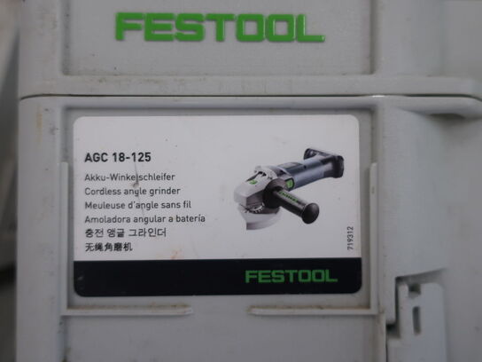 Vinkelsliber FESTOOL AGC 18