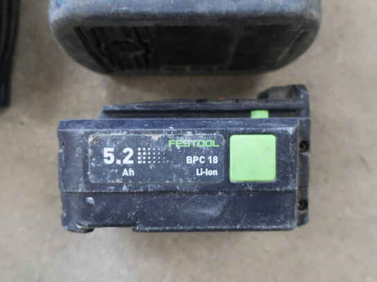 Batterier 18V + lader FESTOOL