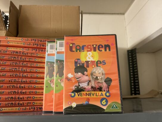 Ca. 5000 stk. ass. DVD børnefilm 