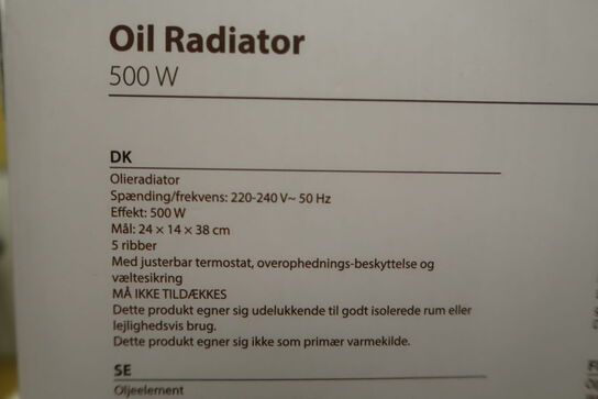 2 stk. Day Radiatorer 500W