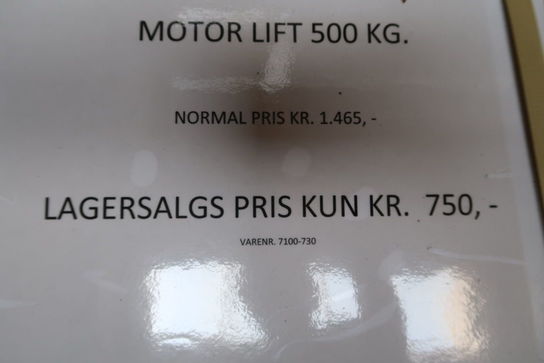 Motor lift 500 kg