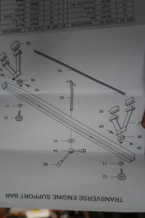 Motor lift 500 kg