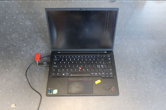 Bærbarcomputer LENOVO Thinkpad X1 (bemærk skærmen er beskadiget)