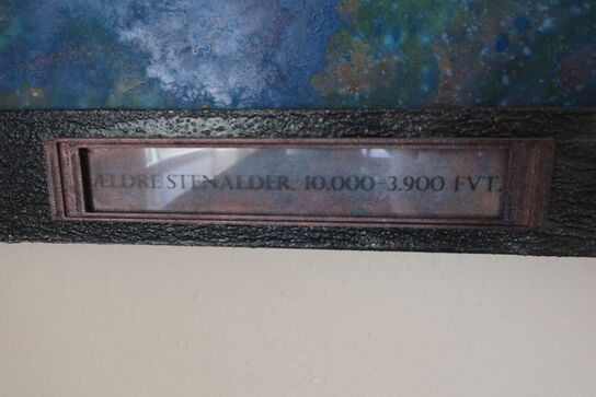 Indrammet kunst "Ældre stenalder. 10.000-3.900 FVT"