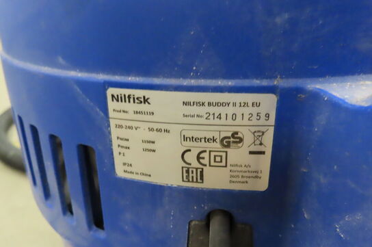 Våd/tørstøvsuger NILFISK BUDDY II 12