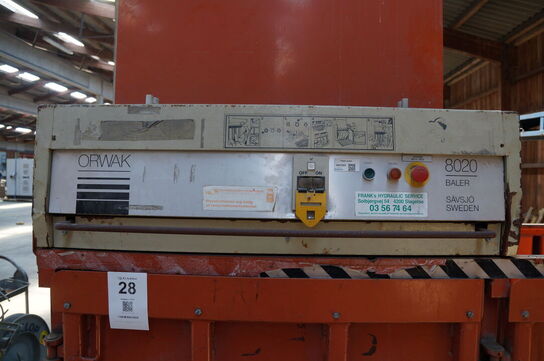 Pappresser ORWAK 8020 BALER 
