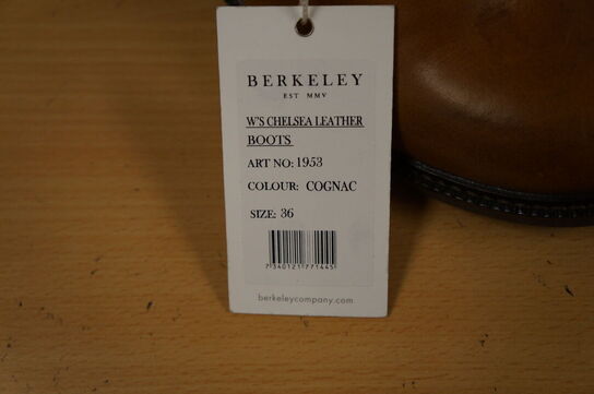 Læder støvle BERKELEY BRUN  36
