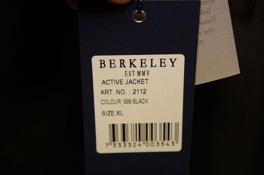 Jakke BERKELEY  XL Sort 